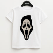 Pink Ghostface Pattern - Scream Kids T-Shirt 1