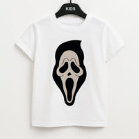 Pink Ghostface Pattern - Scream Kids T-Shirt