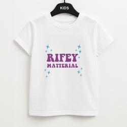 Rifey Material Unisex Kids T-Shirt