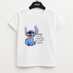 Ohana Means Family - Blue Alien Unisex Kids T-Shirt