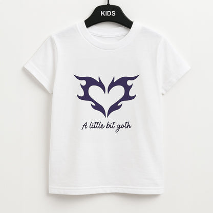 A Little Bit Goth Purple Unisex Kids T-Shirt