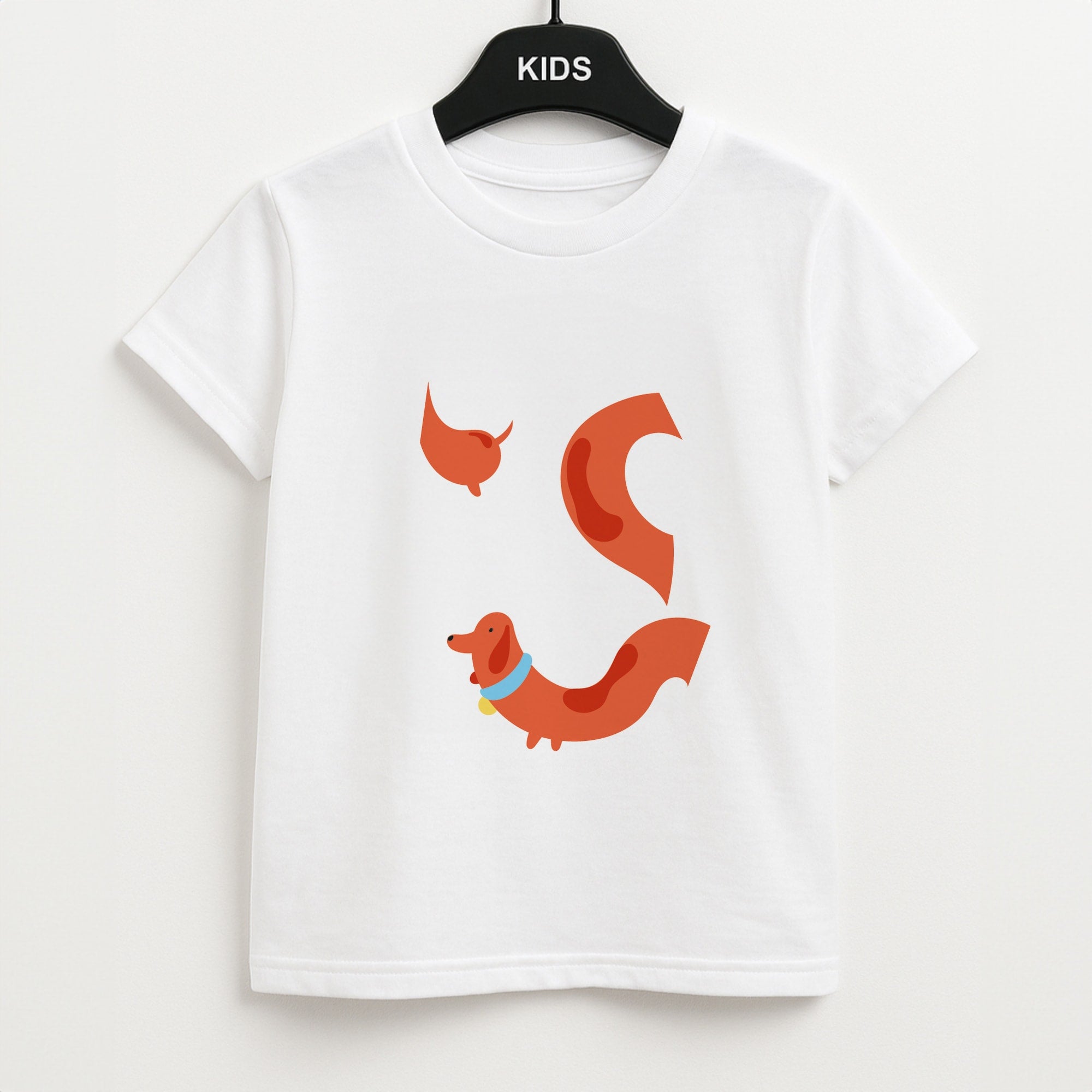 Sausage dog wrapped round - Dachshunds Kids T-Shirt