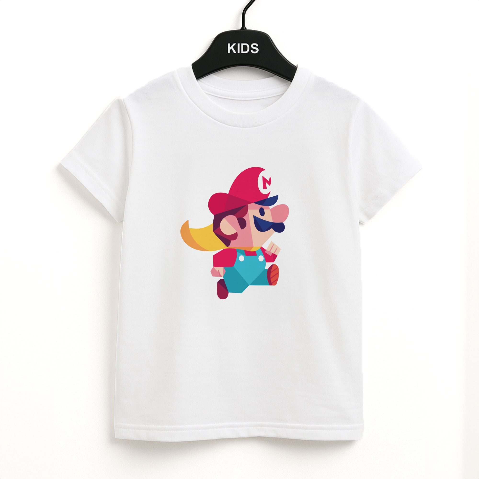 Running Mario - Mario Unisex Kids T-Shirt