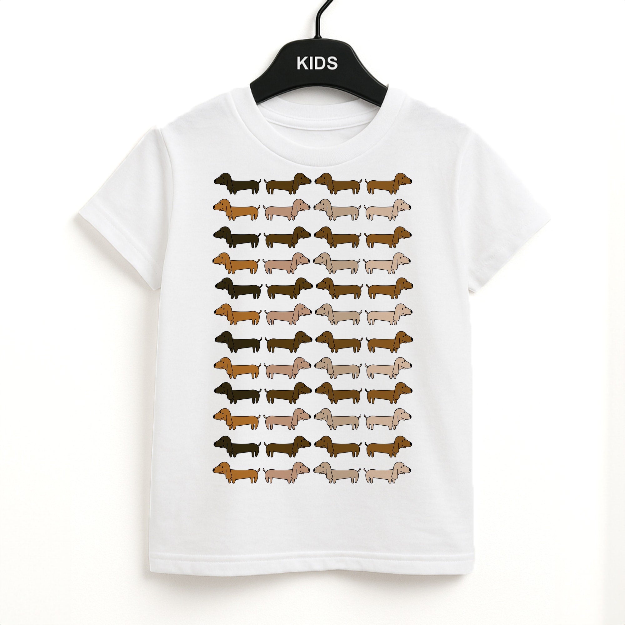 Collage - Dachshunds Unisex Kids T-Shirt