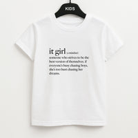 It Girl - Clean Girl Aesthetic Kids T-Shirt
