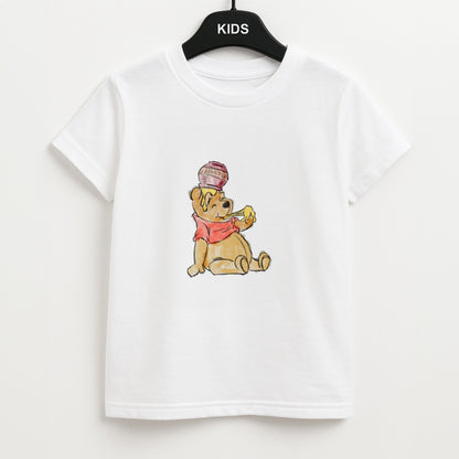 Winnie Sketch Unisex Kids T-Shirt