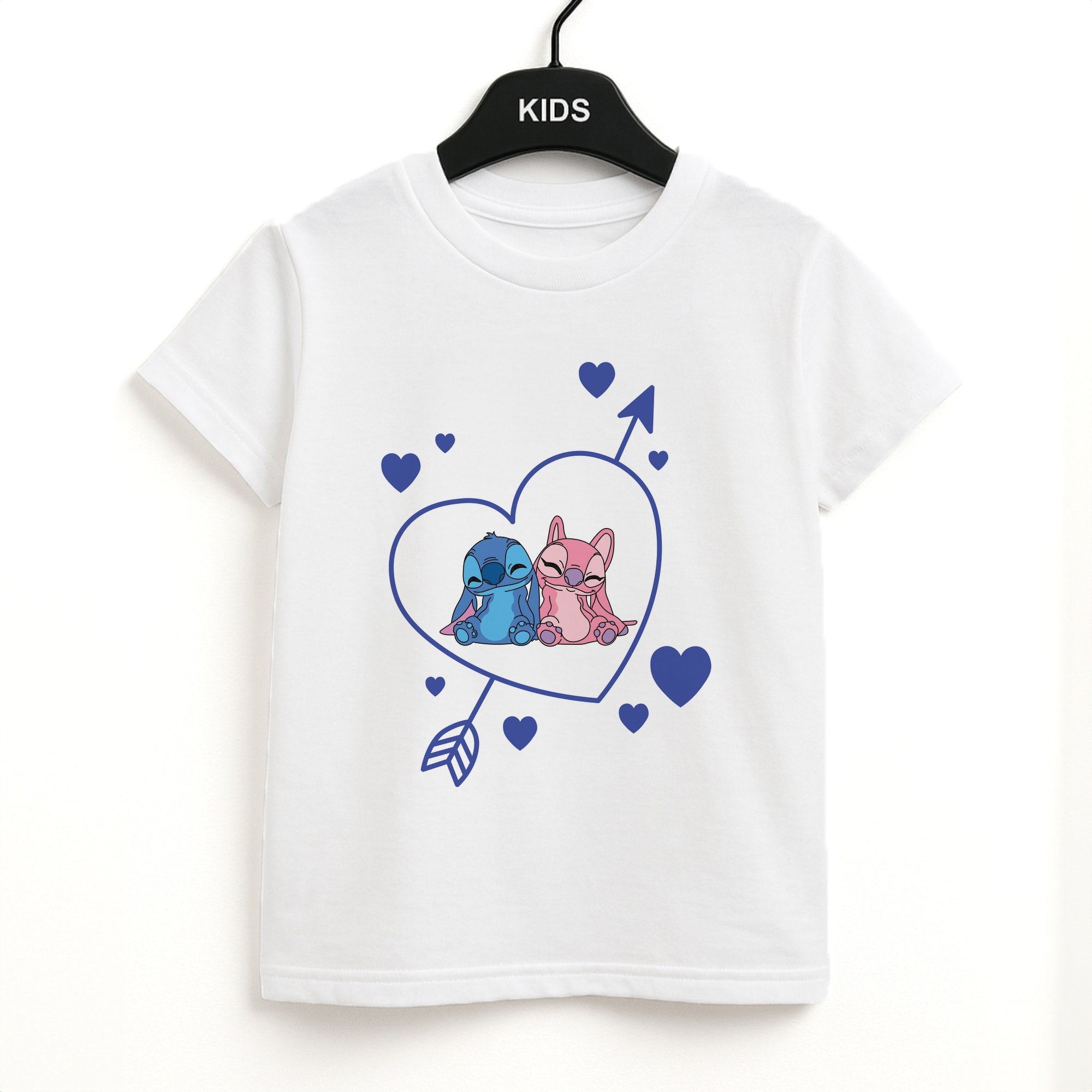 Arrow Heart - Pink Alien Kids T-Shirt