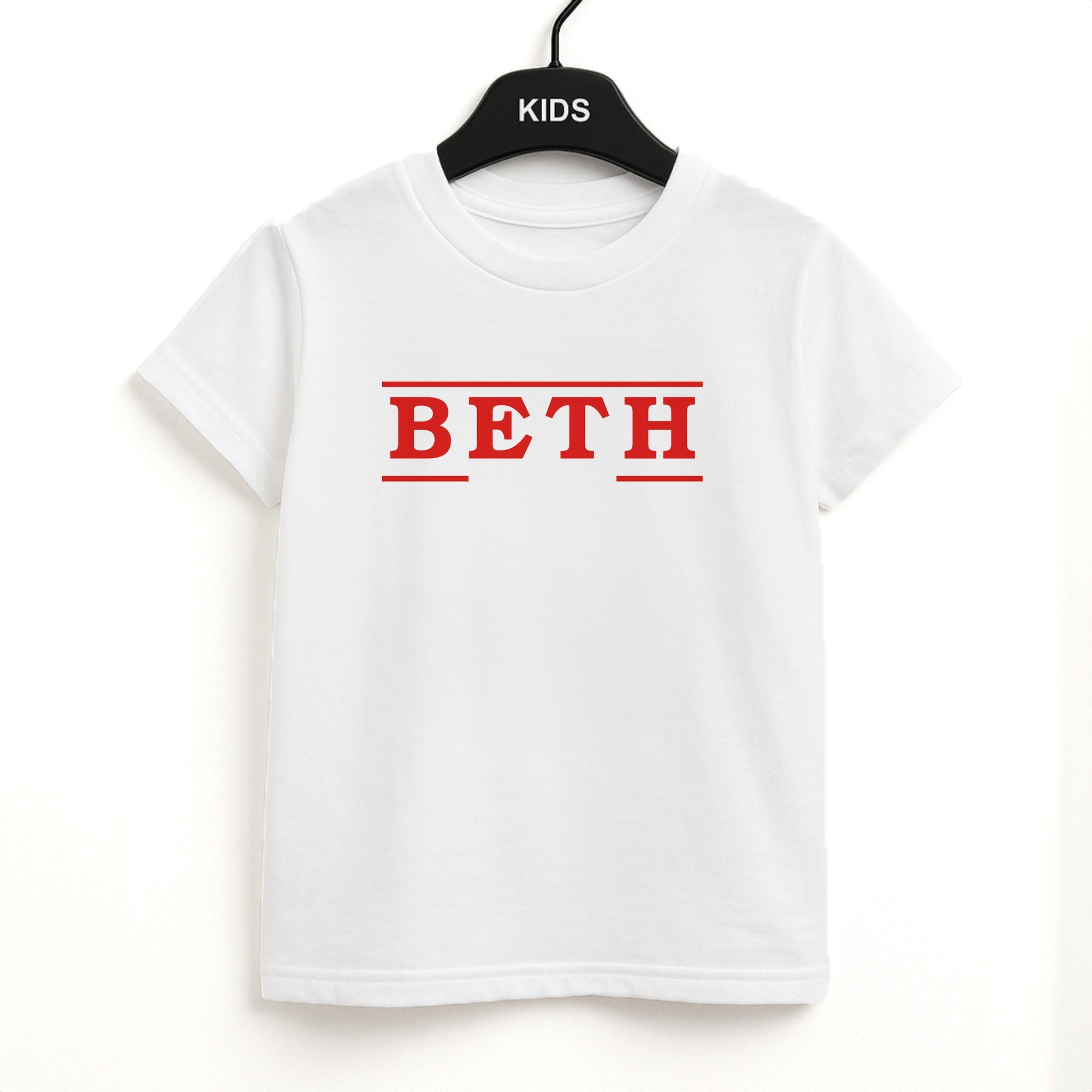 Title - Personalised Stranger Unisex Kids T-Shirt