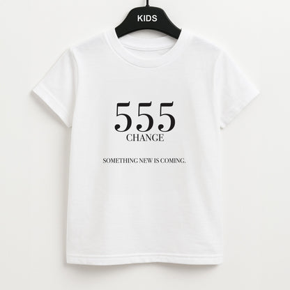 555 - Angel Numbers Unisex Kids T-Shirt