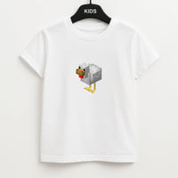 Mining Chicken Kids T-Shirt