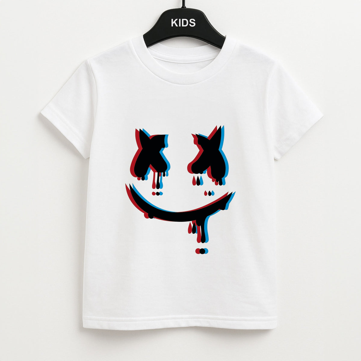 Blue Blur - White Helmet DJ Kids T-Shirt