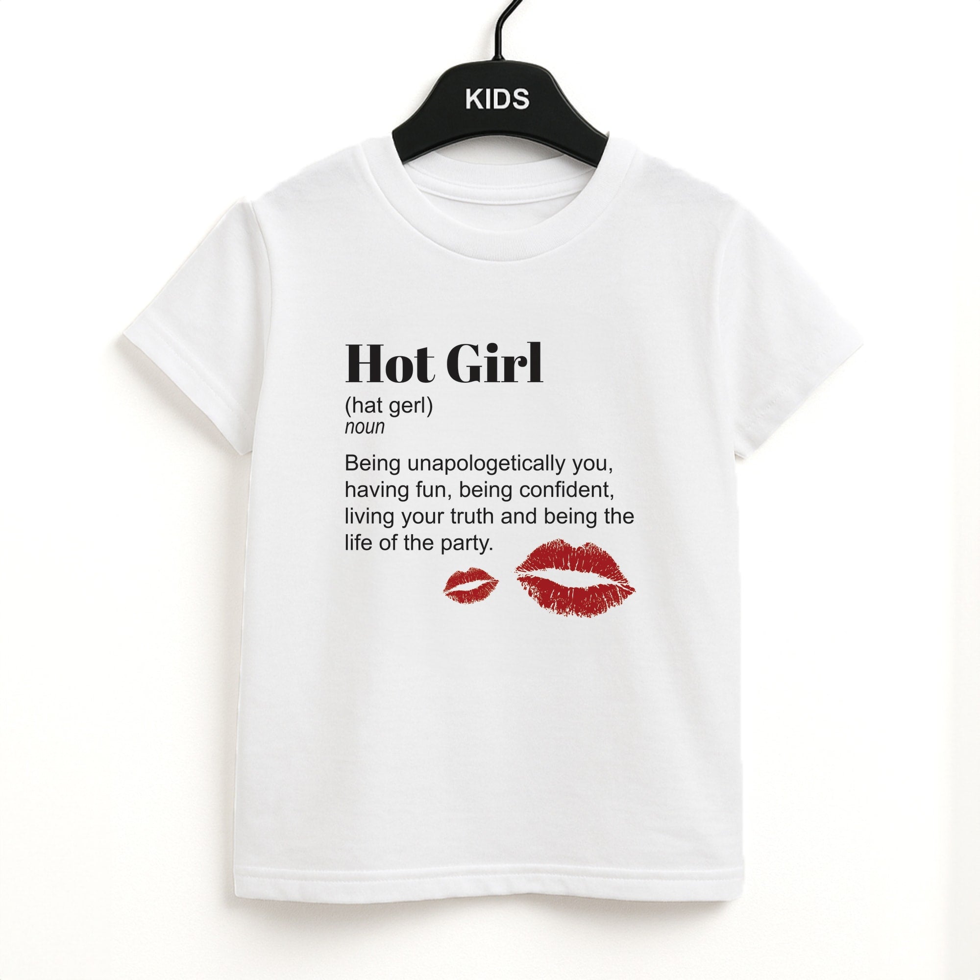 Hot Girl Dictionary Definition Kids T-Shirt
