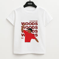 Woods Dark Red Kids T-Shirt