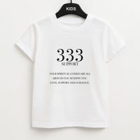 333 - Angel Numbers Kids T-Shirt