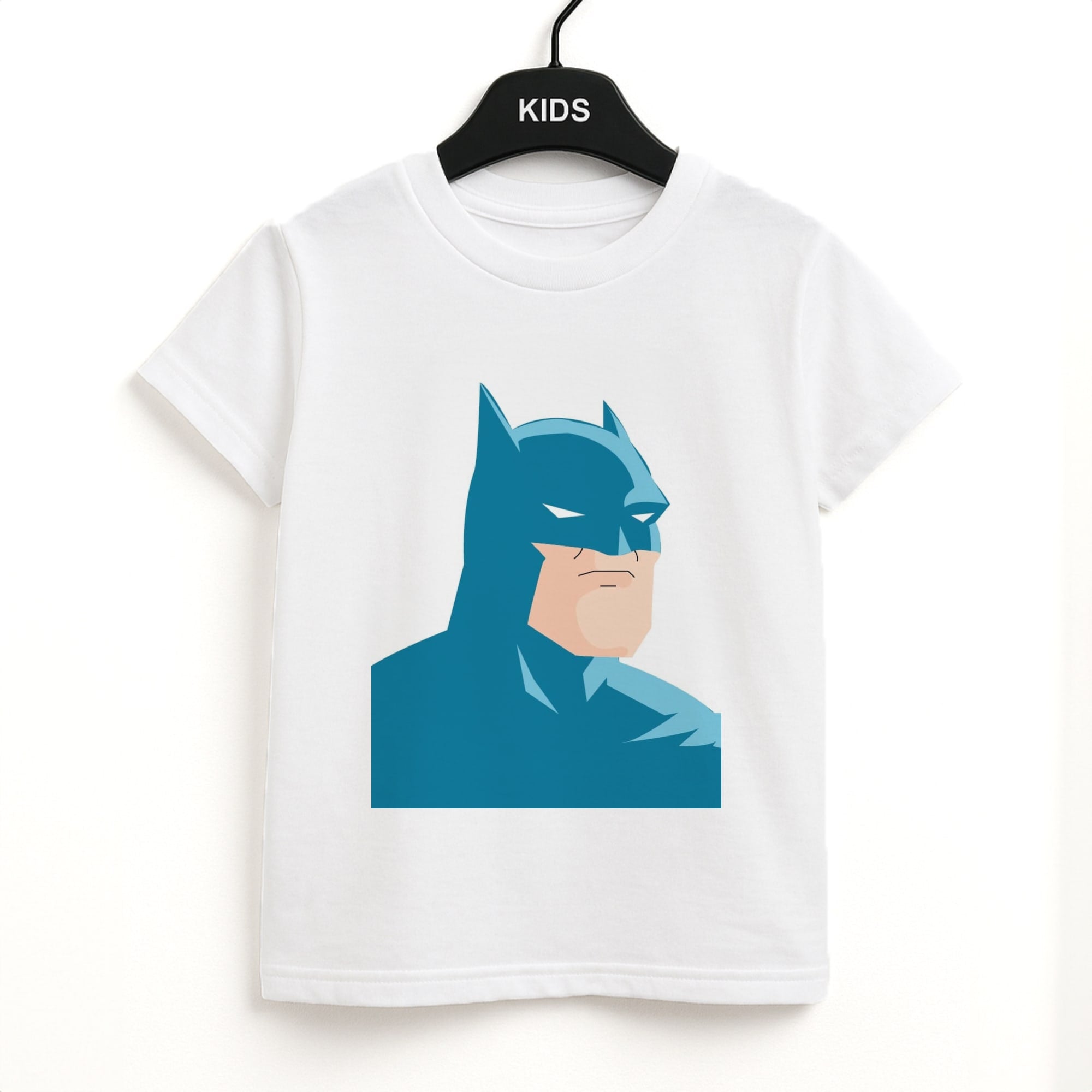 Blue Bat Superhero Kids T-Shirt