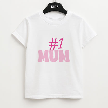 Number One Mum  Unisex Kids T-Shirt