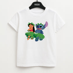 Lilo And Alien Blue Hoola Kids T-Shirt