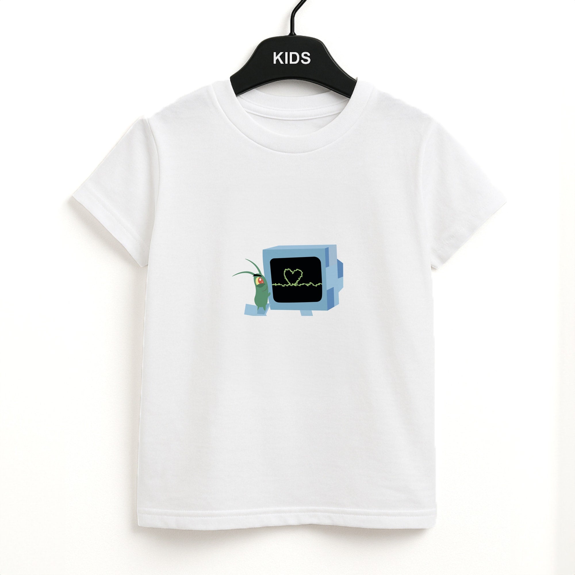 Plankton And Karen Kids T-Shirt
