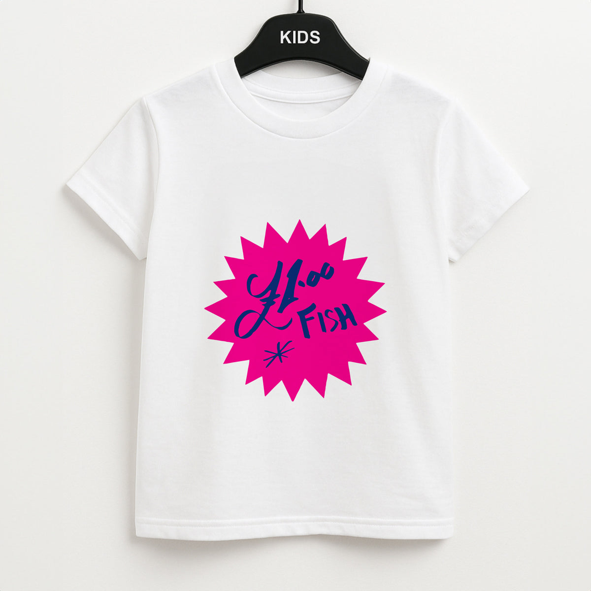 One Pound Fish - British Pop Culture Kids T-Shirt