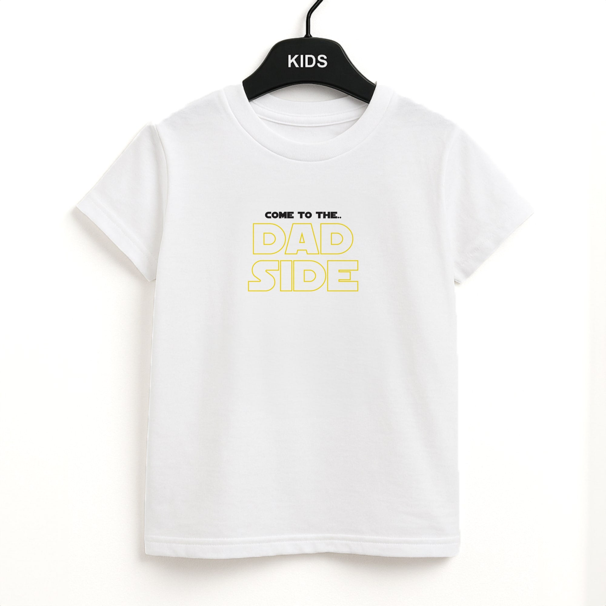 Come To The Dad Side - Personalised Father's Day Kids T-Shirt