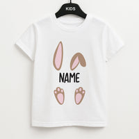 Brown Bunny Personalised Kids T-Shirt