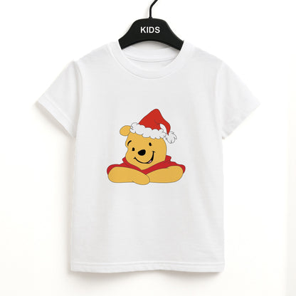 Winnie Pattern Christmas Unisex Kids T-Shirt