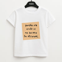 People Are Afraid Of Me - Scissorhands Kids T-Shirt
