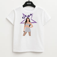 Dark Purple Olivia Kids T-Shirt