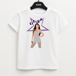 Dark Purple Olivia Kids T-Shirt