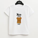 Yeah I play golf - Golf Unisex Kids T-Shirt