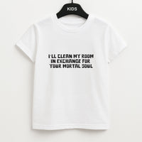 I'll Clean My Room In Exchange Wednesday Kids T-Shirt