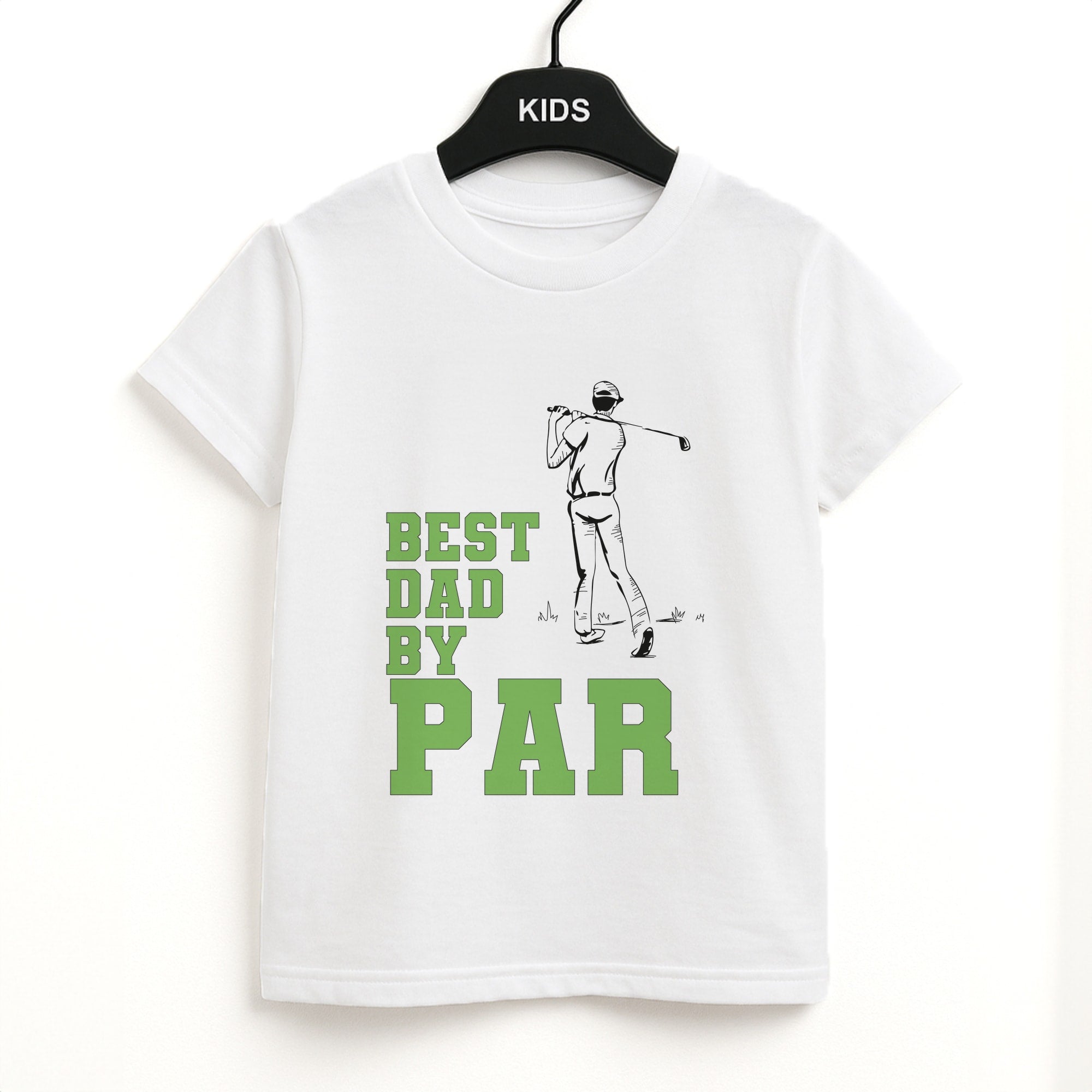 Best Dad By Par - Fathers Day Kids T-Shirt