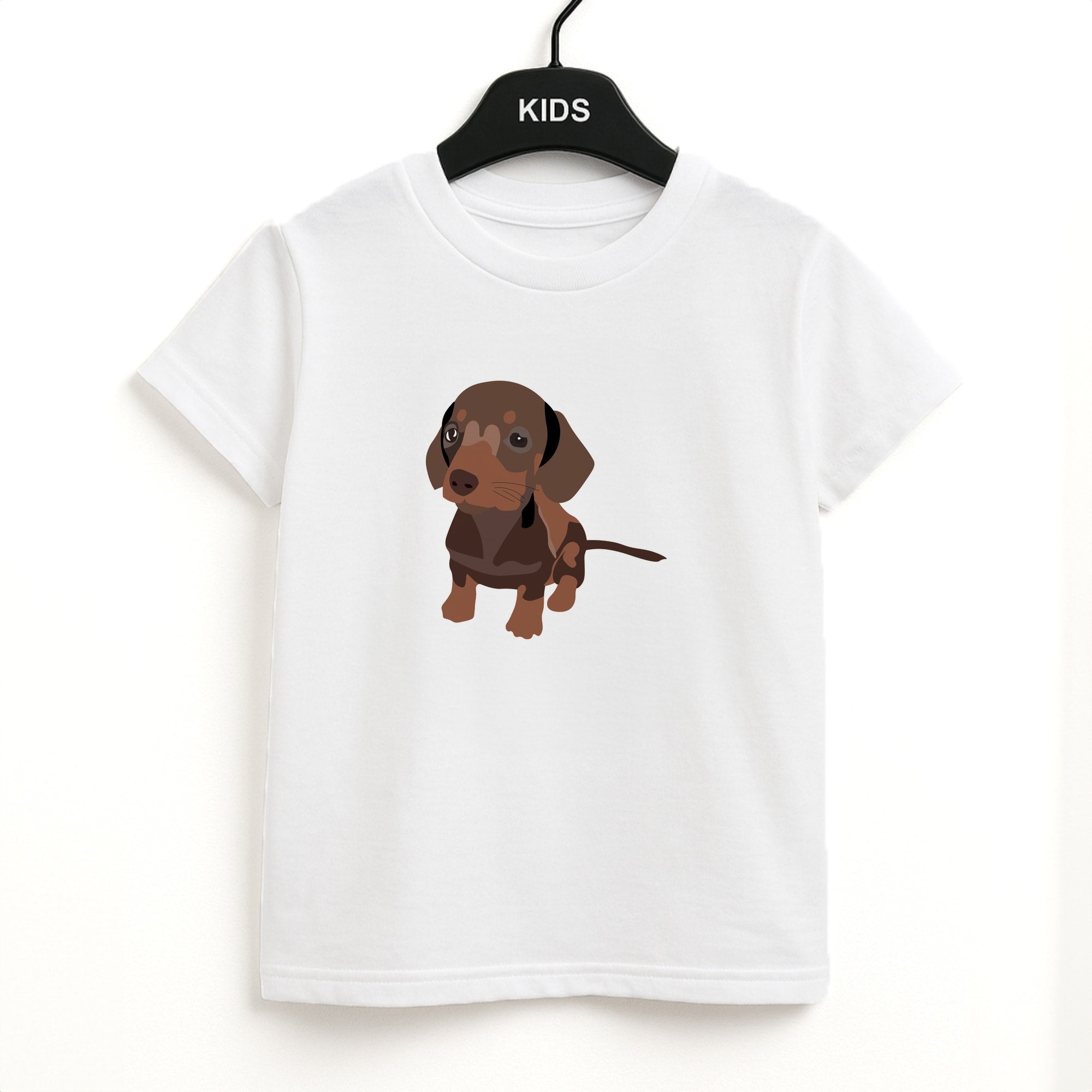 Brown - Dachshunds Kids T-Shirt