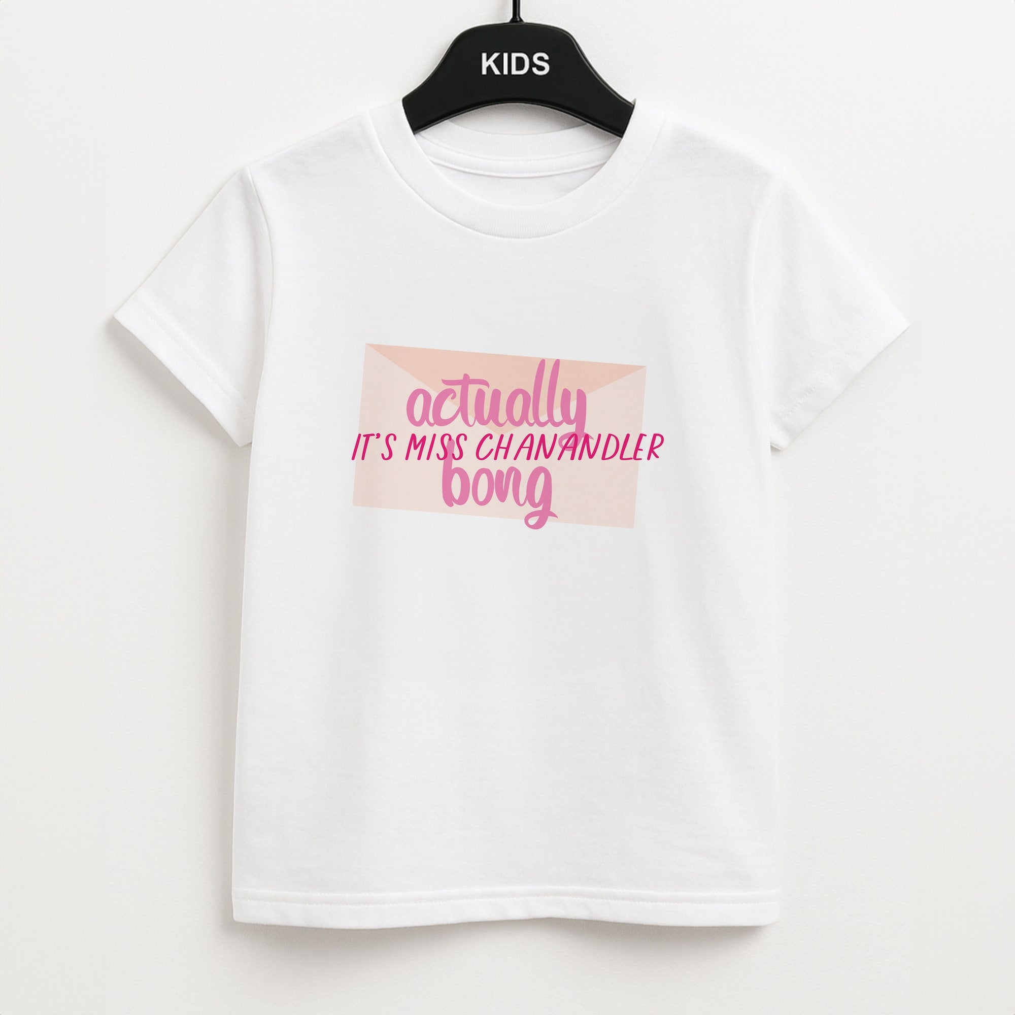 Actually It's Miss Chanandler Bong Kids T-Shirt
