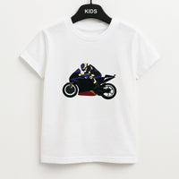 Purple Motorbike - Motorbike Kids T-Shirt