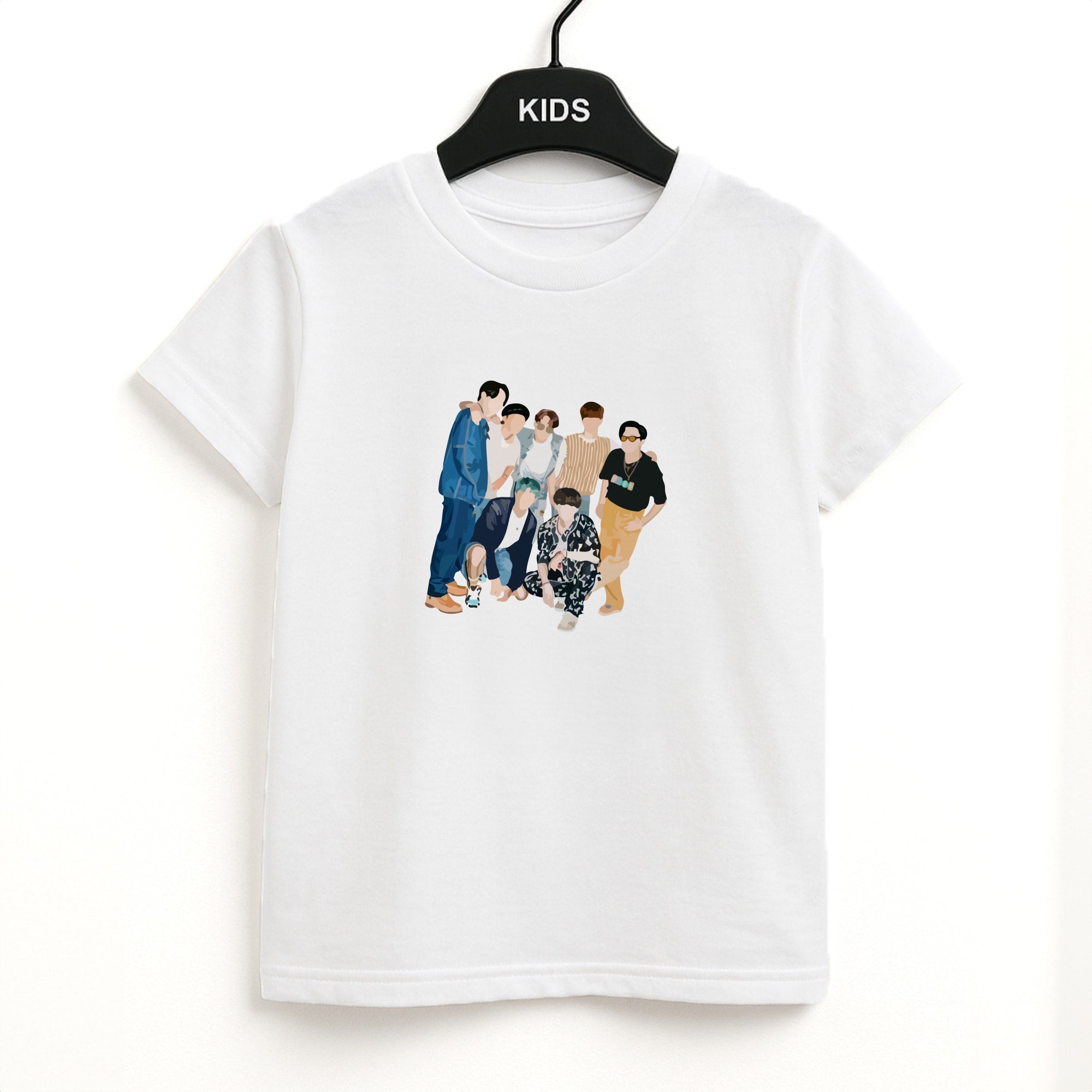 Casual K-Pop Band Band Kids T-Shirt