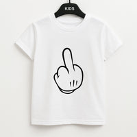 Fairytale Mouse Middle Finger Kids T-Shirt