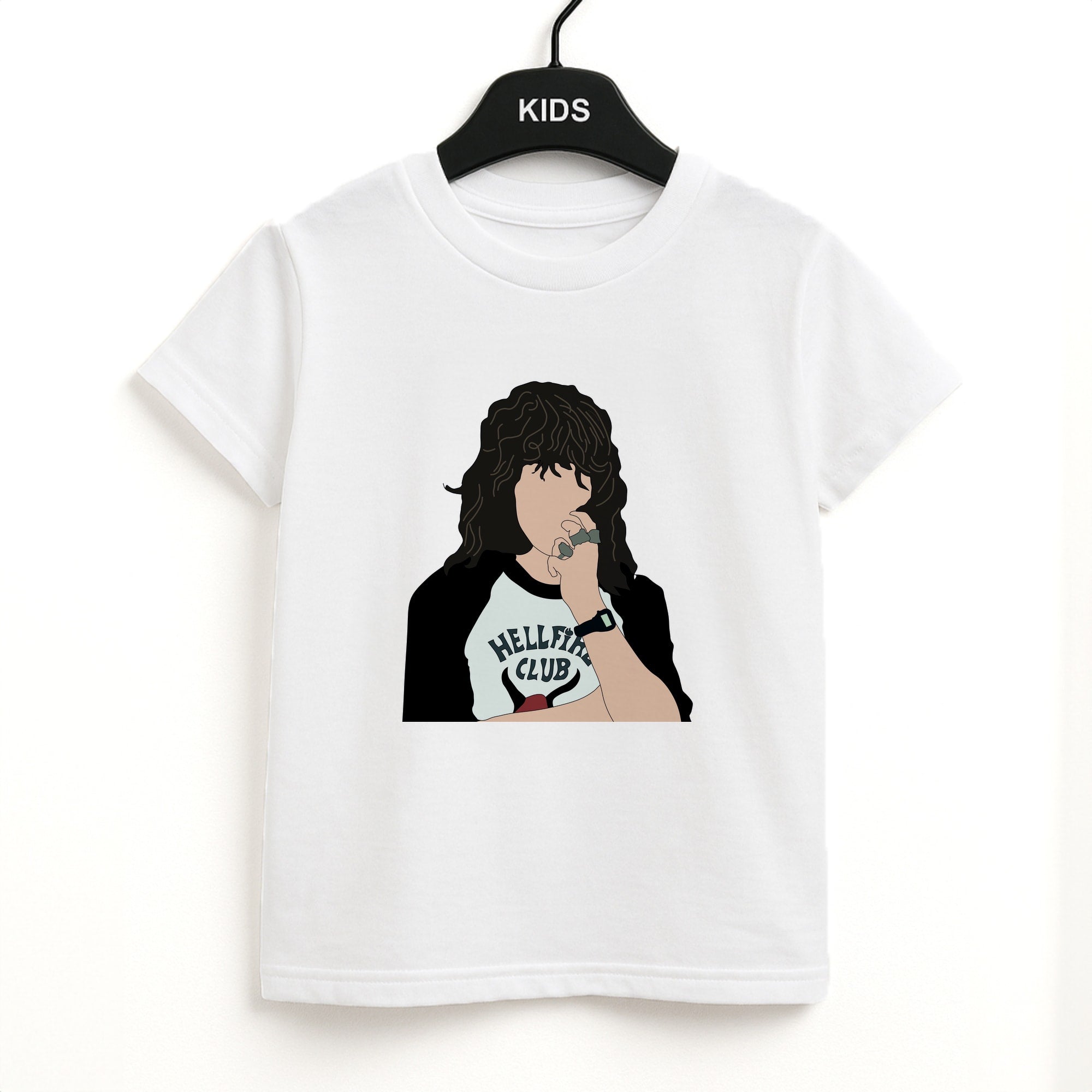Eddie Munson Hellfire Kids T-Shirt