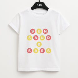 Sun, Sand And Sass Unisex Kids T-Shirt
