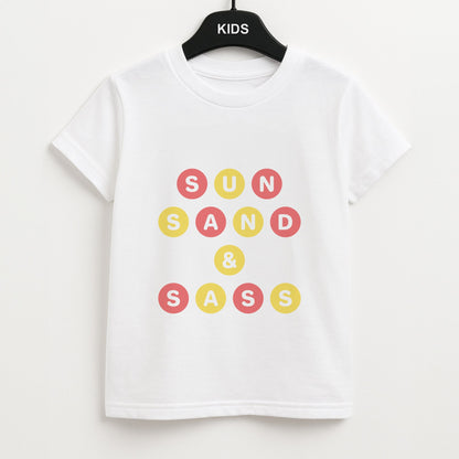 Sun, Sand And Sass Unisex Kids T-Shirt