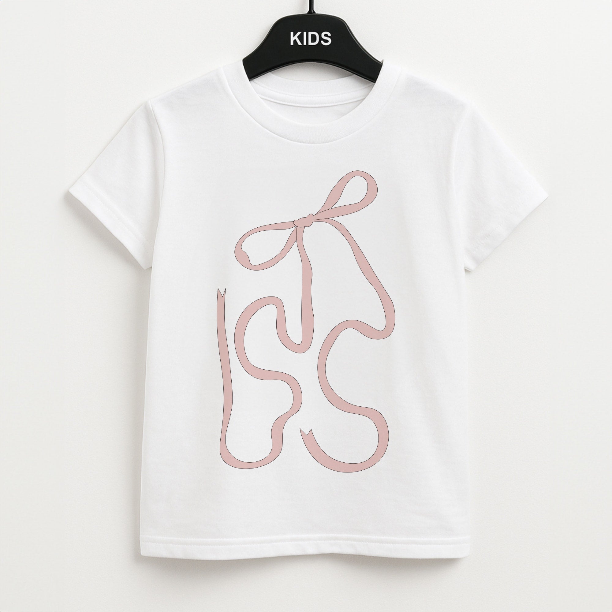 Pink Ribbon Unisex Kids T-Shirt