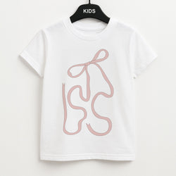 Pink Ribbon Unisex Kids T-Shirt