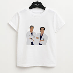 Two Doctors Arm Crossed - Grey's Unisex Kids T-Shirt