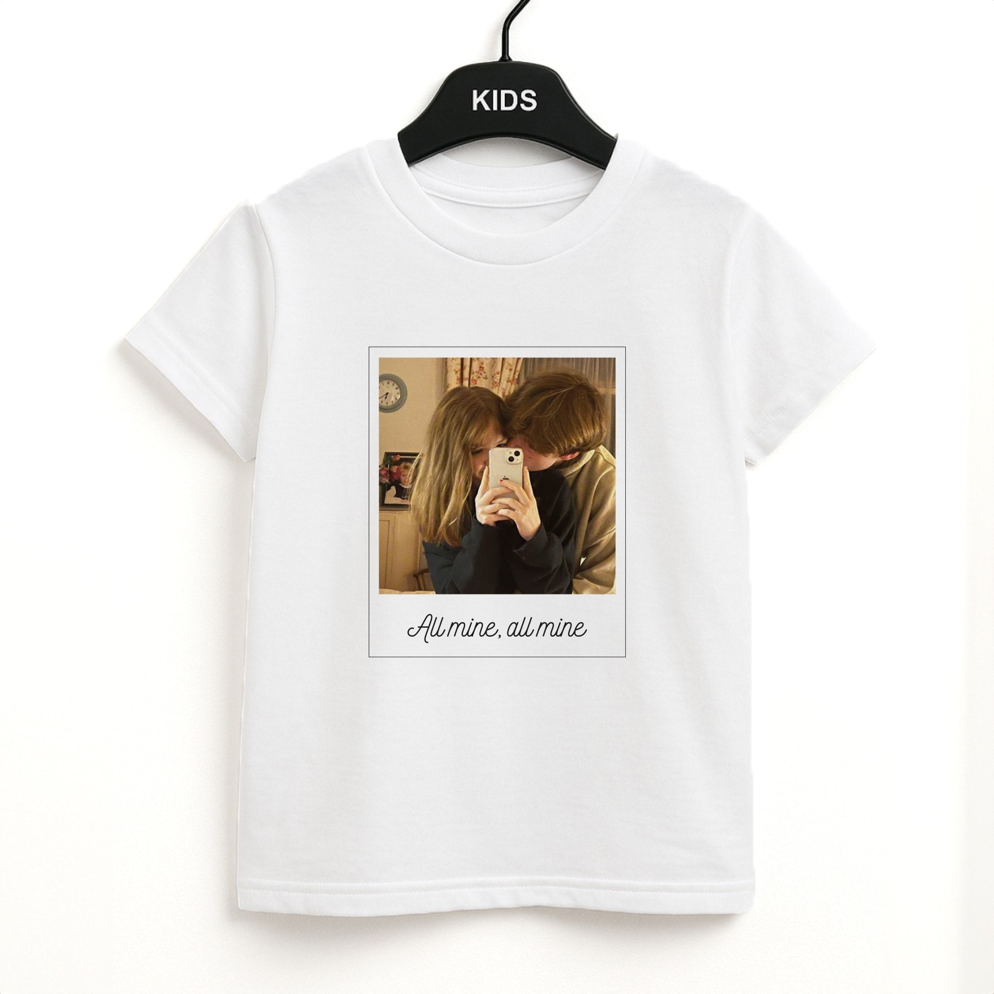 All Mine, All Mine - Personalised Couples Kids T-Shirt