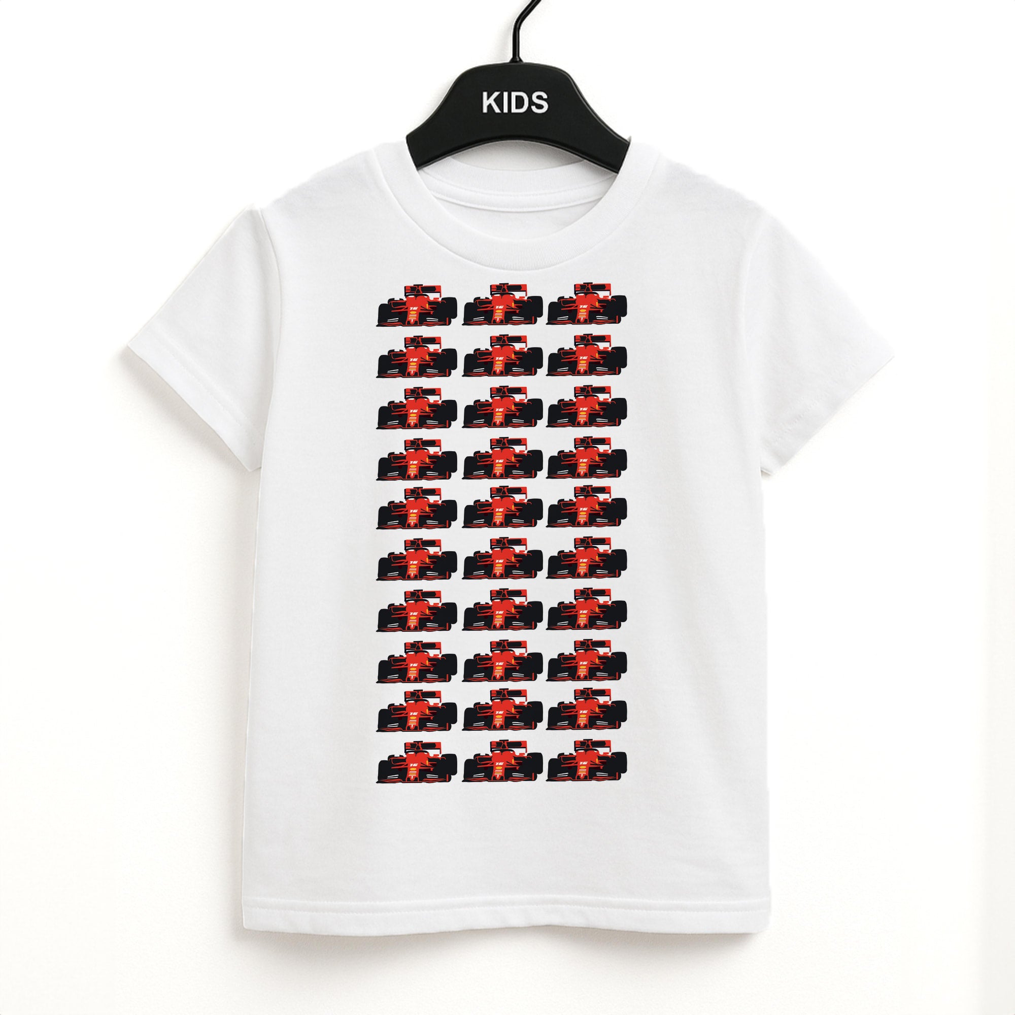 F1 Car Collage Kids T-Shirt