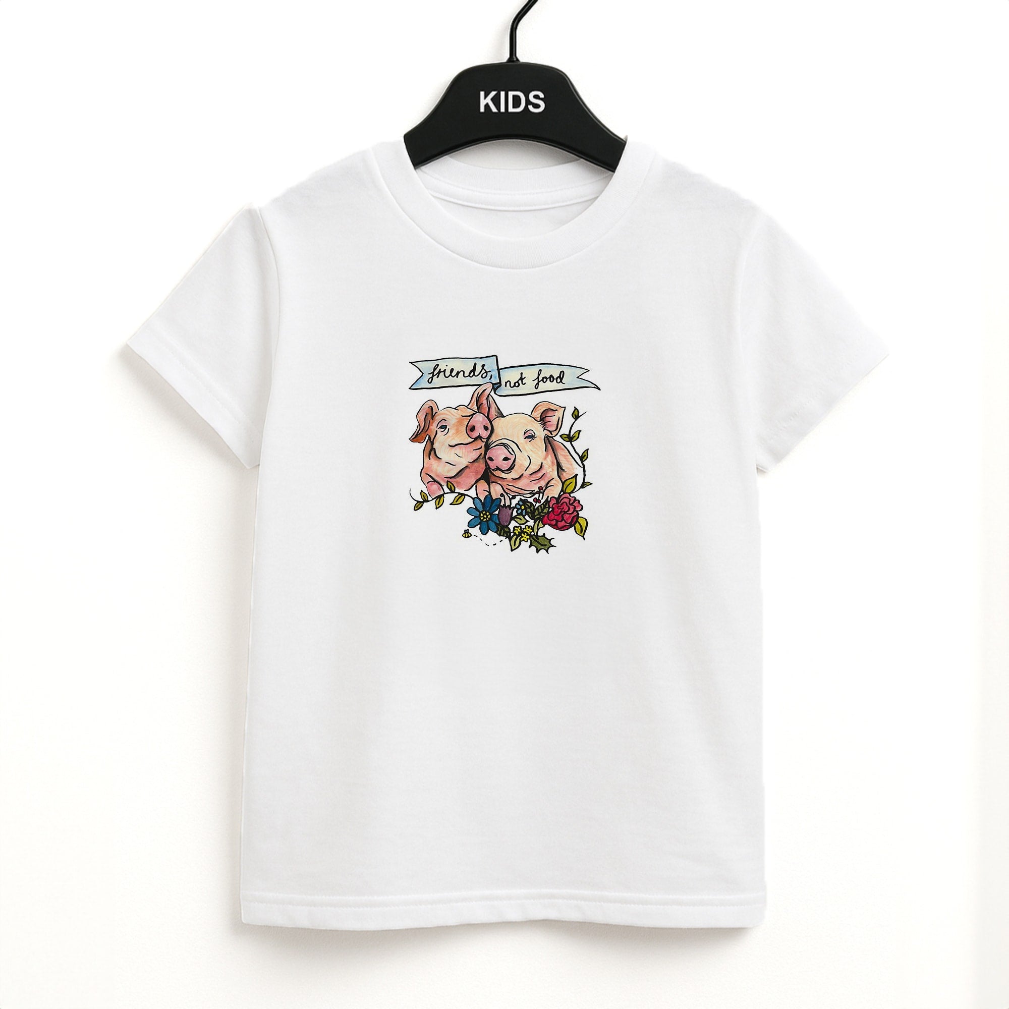 Friends Not Food - Vegan Kids T-Shirt