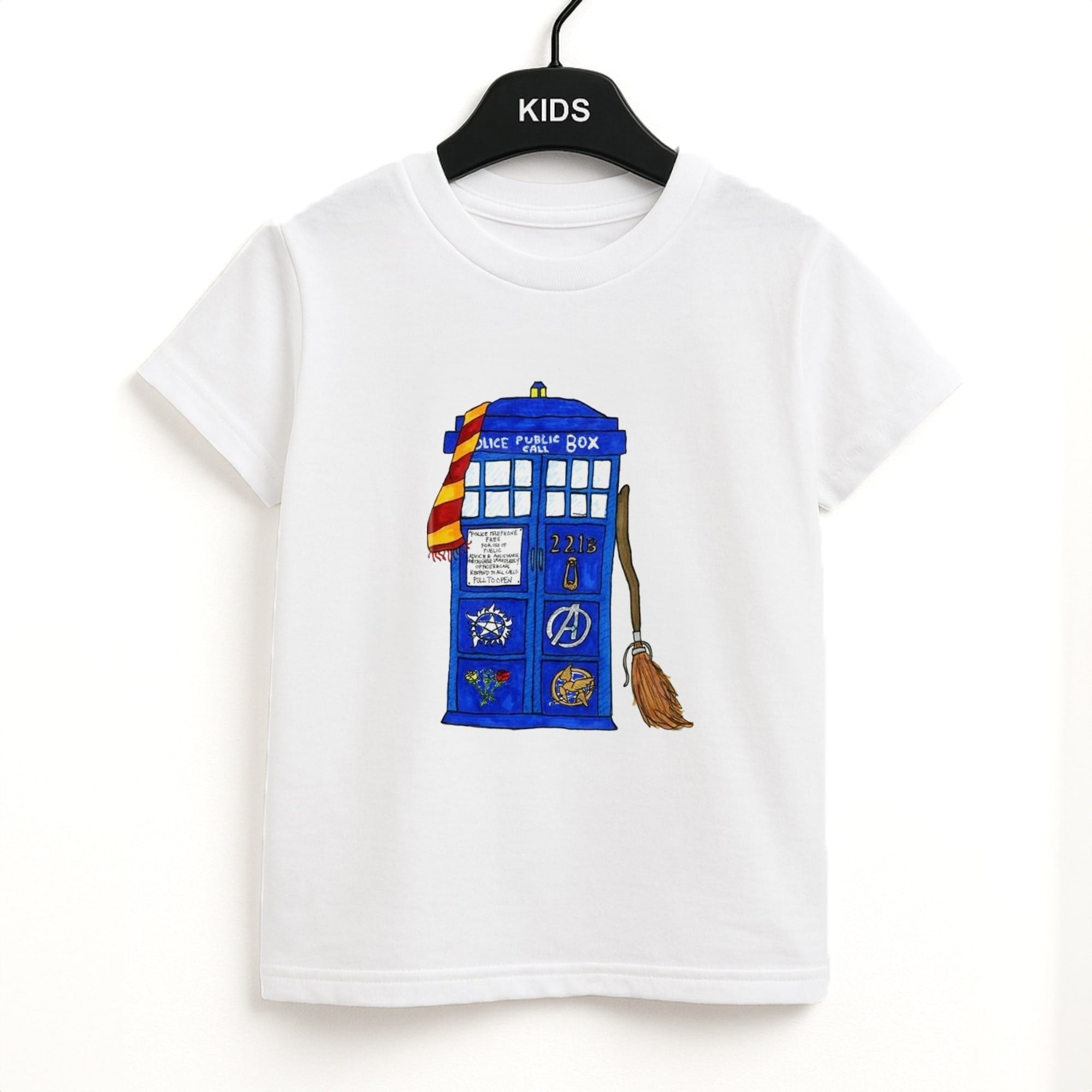 Multifandom Cartoon Unisex Kids T-Shirt