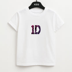 Zebra 1D Unisex Kids T-Shirt
