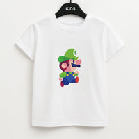Running Luigi - Mario Kids T-Shirt
