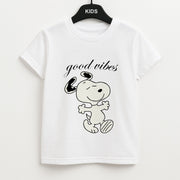 Good Vibes Cartoon Beagle Kids T-Shirt 1